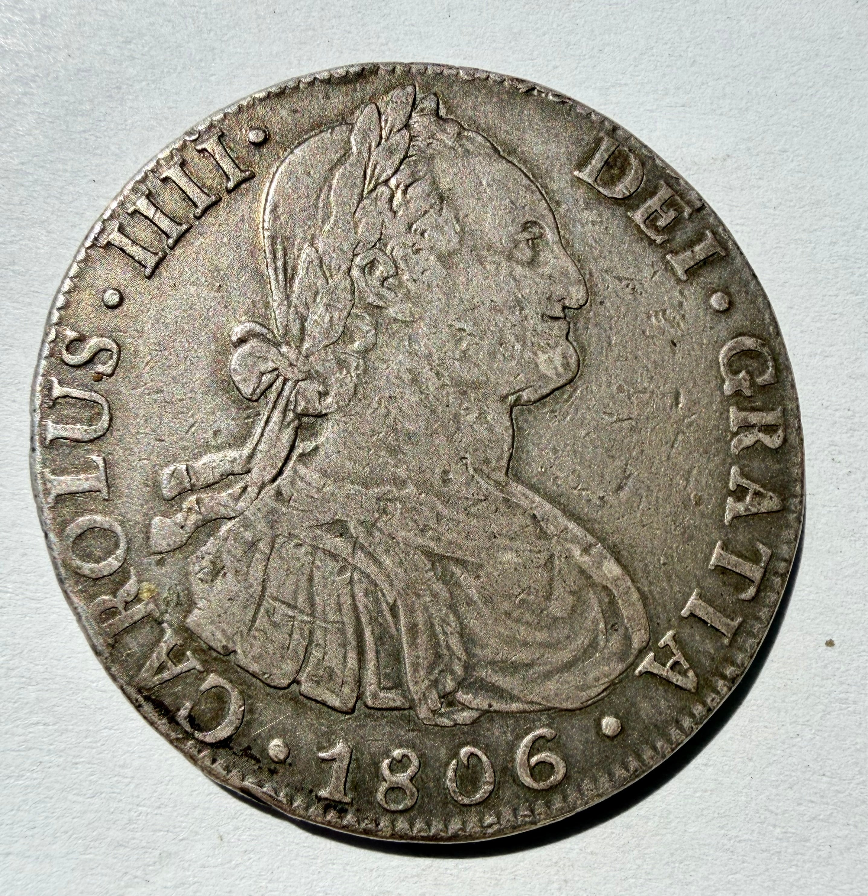 Charles IV, 8 Reales, 1806pj, Potosi (Cal. 684; KM 74)