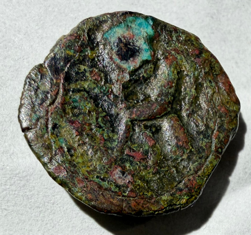 Demetrius I Poliorcetes (306–283 BC) Zeus/Zeus seated on throne facing left AE15