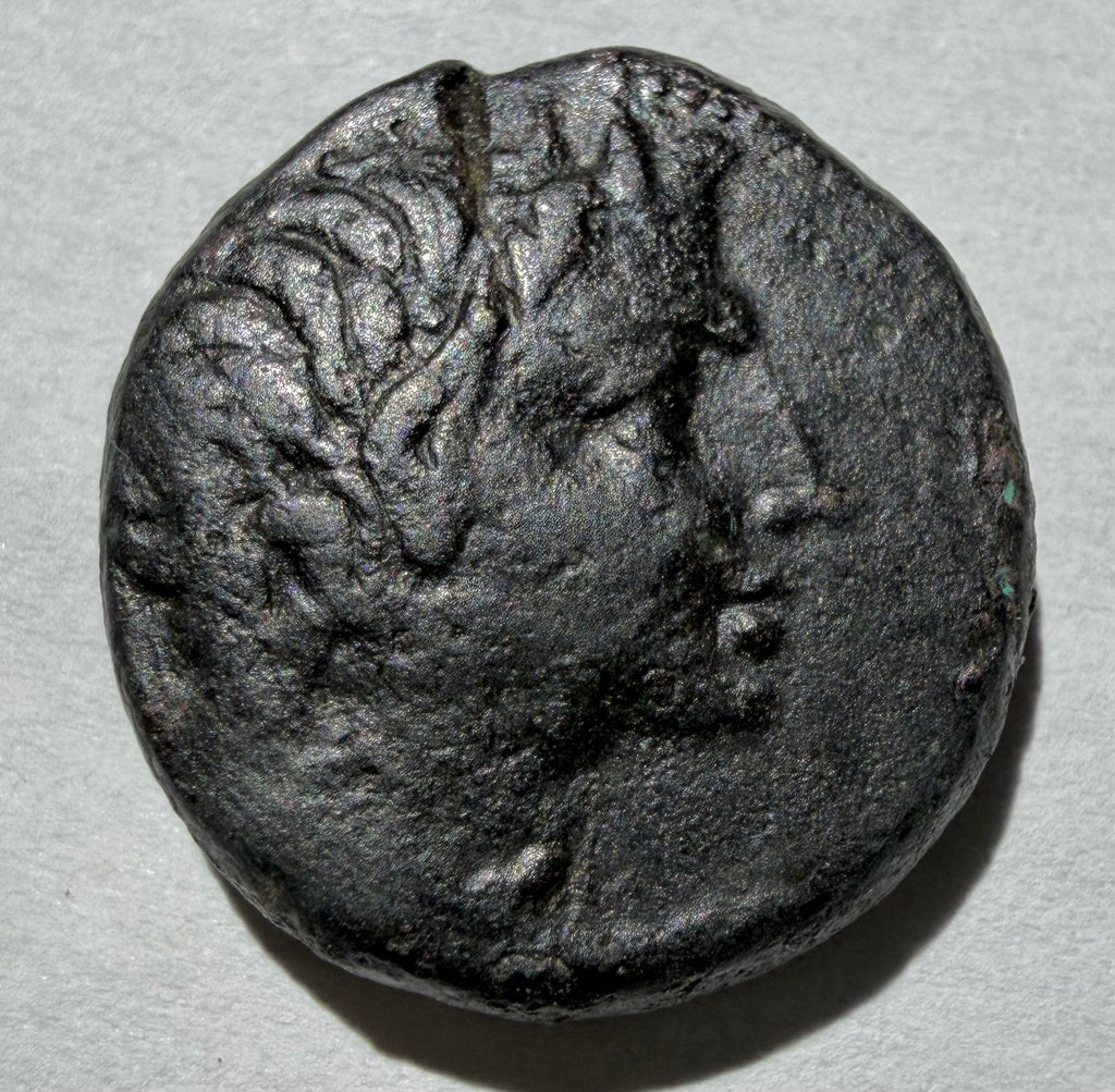 187-168 BC-Hemiobol, Pella, Macedonia.Pan/ Athena-Sears 1445