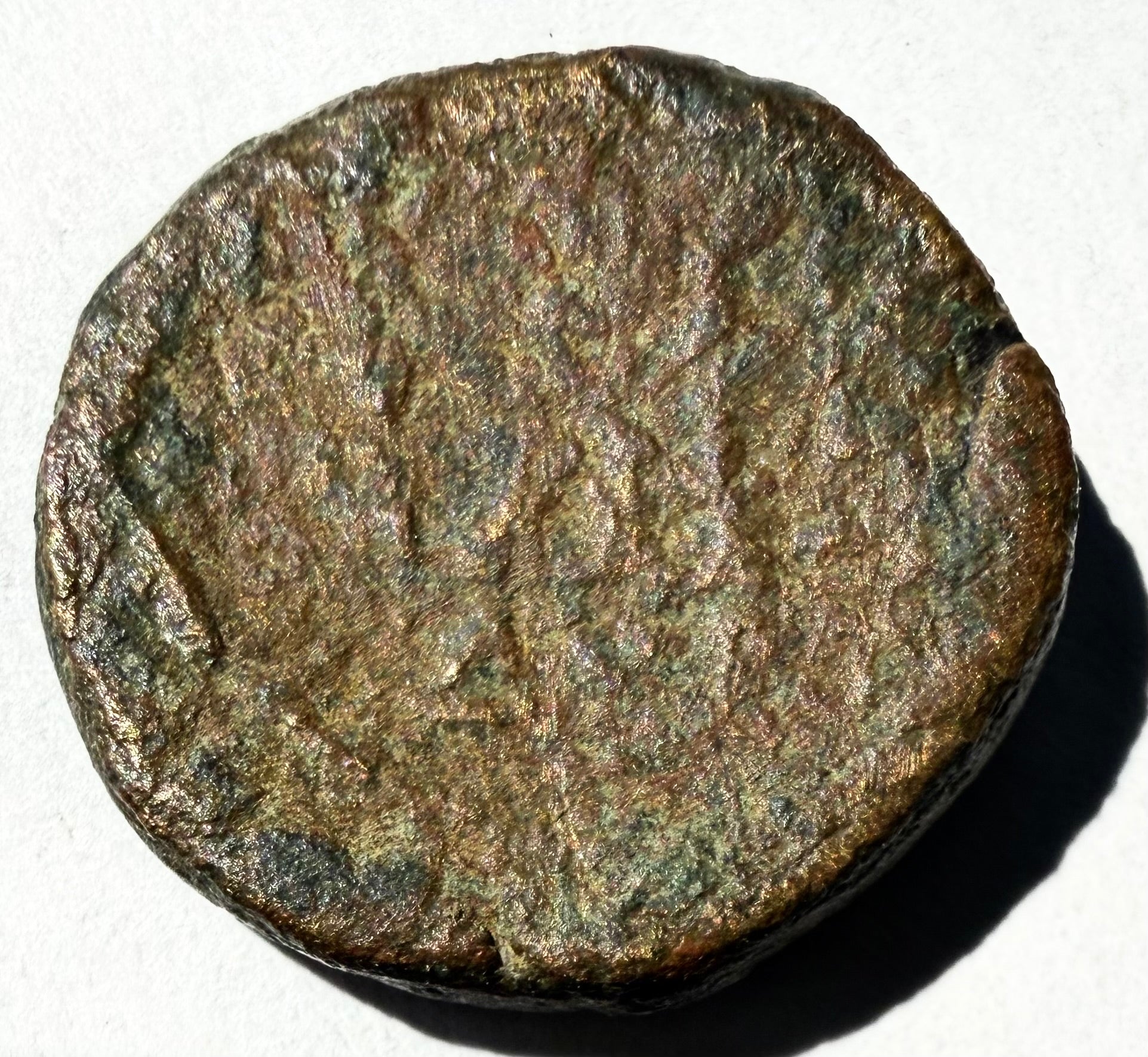 Presumed Ptolemy III Euergetes (likely)c. 246–222 BCE Bronze Dichalkon-Zeus