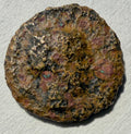 Syracuse, Sicily, Dionysios I–405–367 BCE/ Head of Arethusa/Octopus AE11