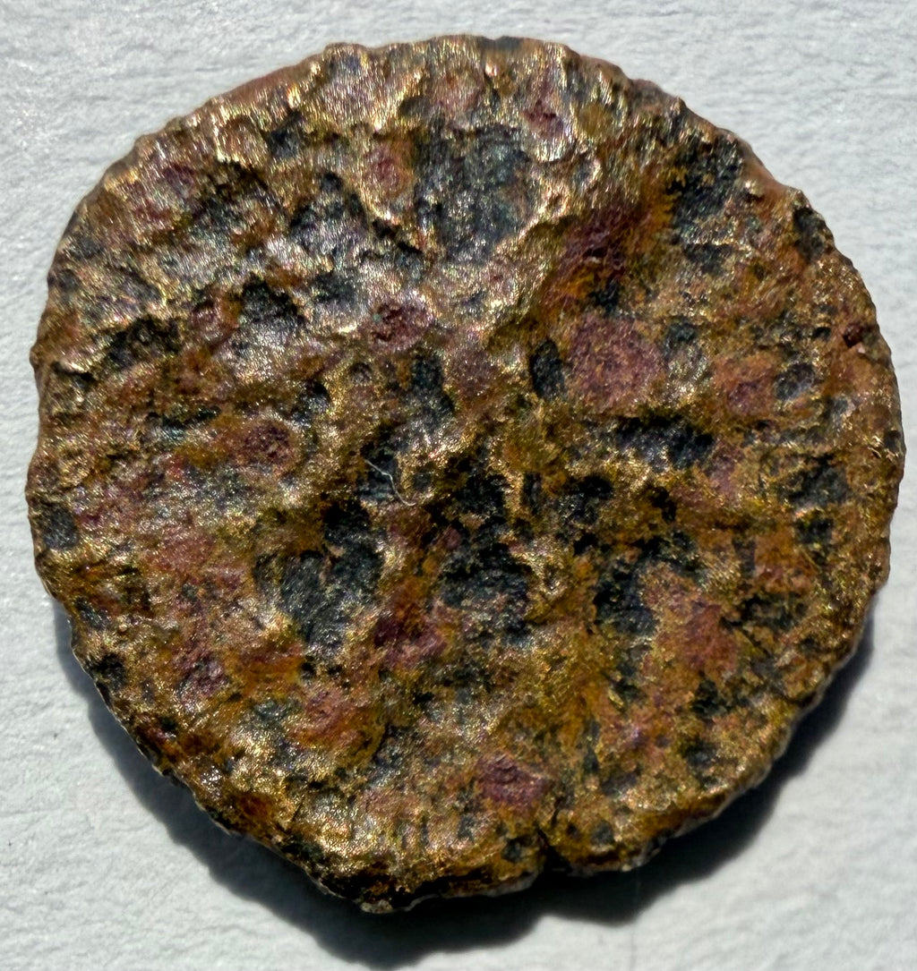 Syracuse, Sicily, Dionysios I–405–367 BCE/ Head of Arethusa/Octopus AE11