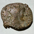 Barbarous Tetricus II coin-15mm-priestly implements