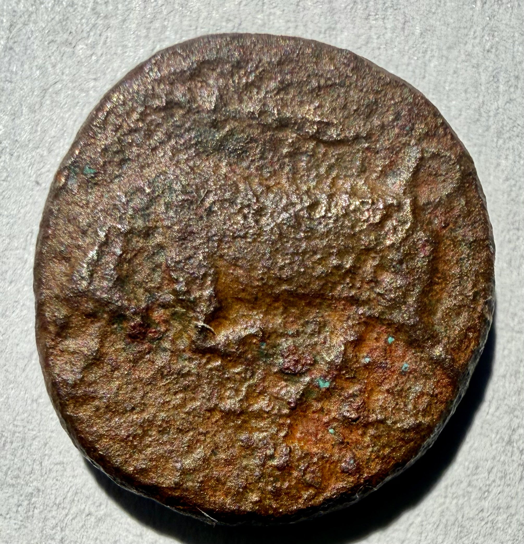 Syracuse, Sicily-Hieron II ( 275–215 BC) AE14. Persephone, butting bull