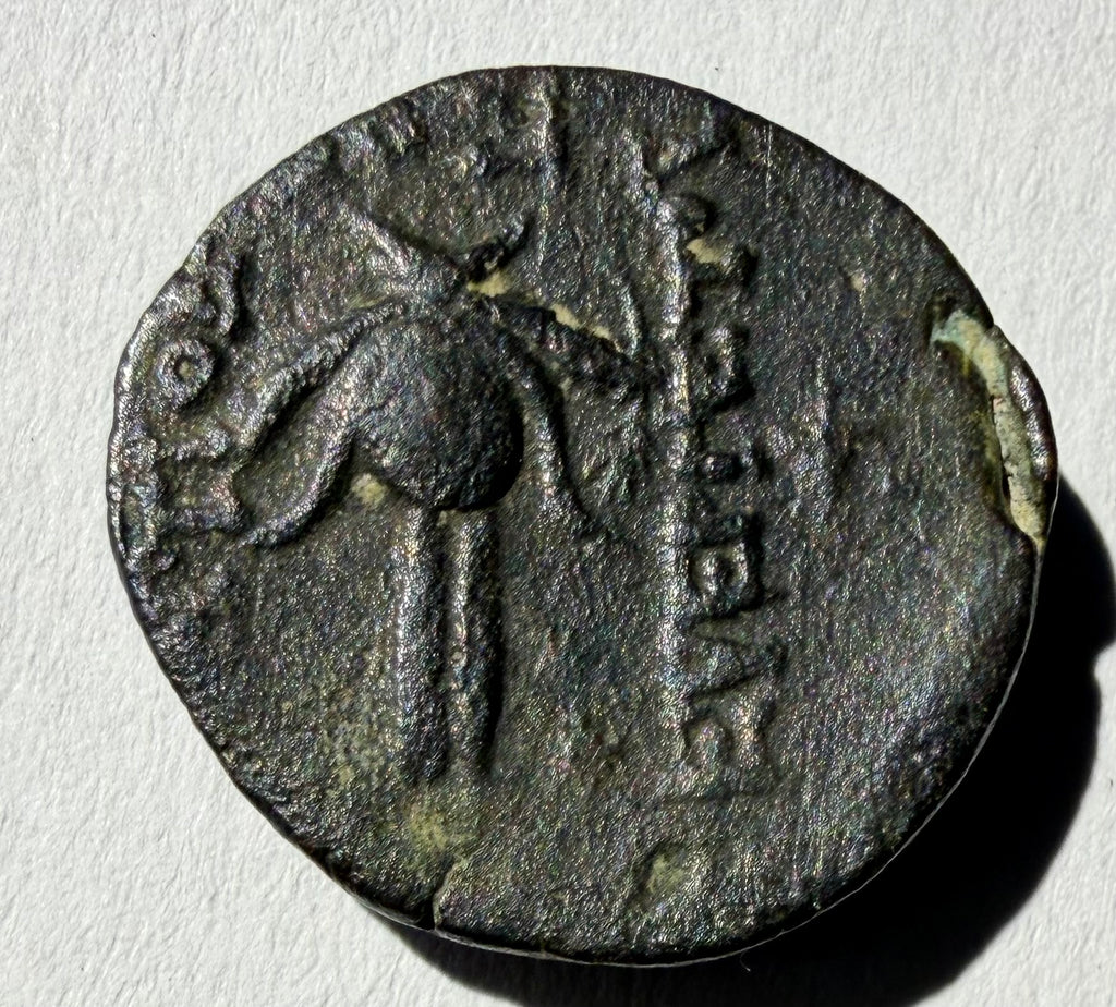 ANTIOCHOS VII Sidetes AE17. 131-129BC Seleukid-Eros
