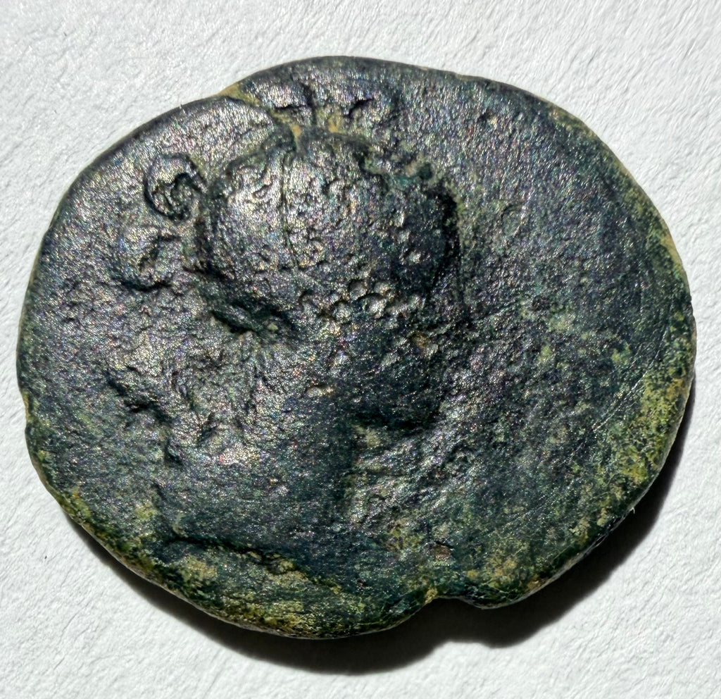 HIEROCAESARA in LYDIA 1c-2nd c AD Artemis Stag- AE 17