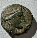 Ionia, Smyrna, 2nd–1st Century BC-Tyche/Aphrodite Stratonikis-Moschos (ΜΟΣΧΟΣ)