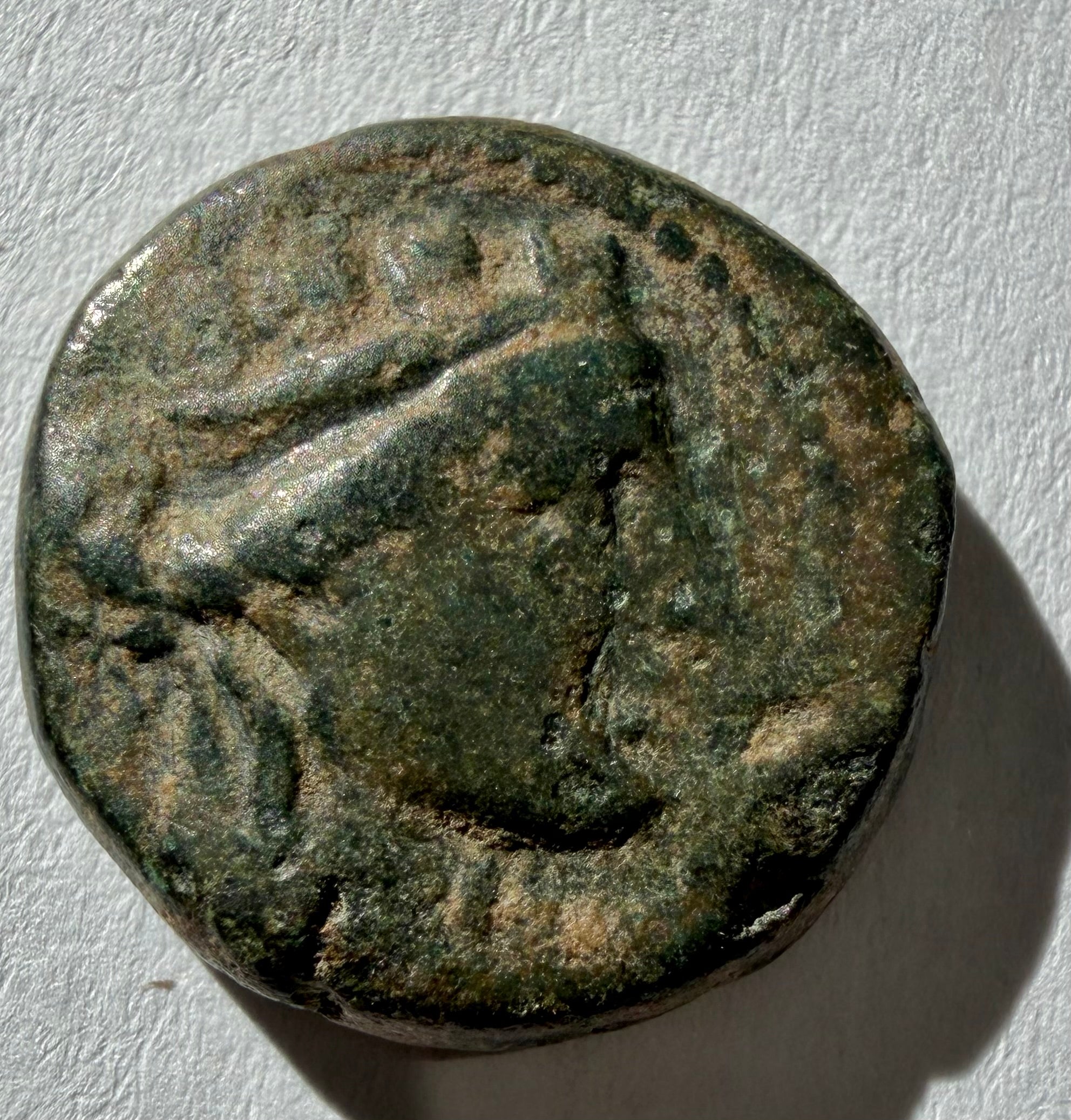 Ionia, Smyrna, 2nd–1st Century BC-Tyche/Aphrodite Stratonikis-Moschos (ΜΟΣΧΟΣ)