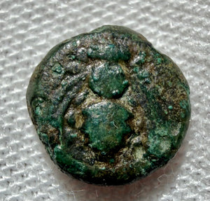 Ephesos IONIA 405BC Bee /Stag's Head-AE8 Late 4th c BC