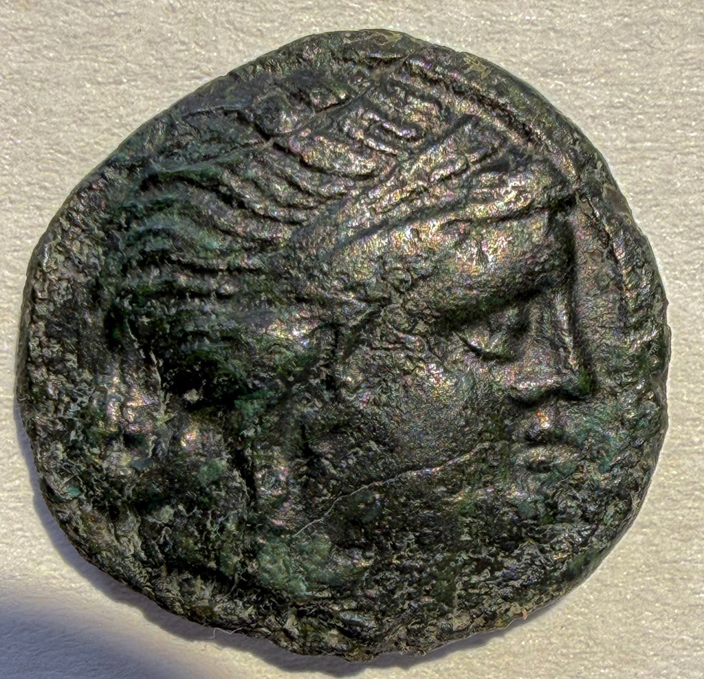 Greek Bronze Coin - Mesembria Thrace 4th-3rdC BC - Athena Alkis - Sear 1676/7