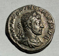 High grade denarius of Emperor Elagabalus (AD 218-222)-Invictus Sacerdos