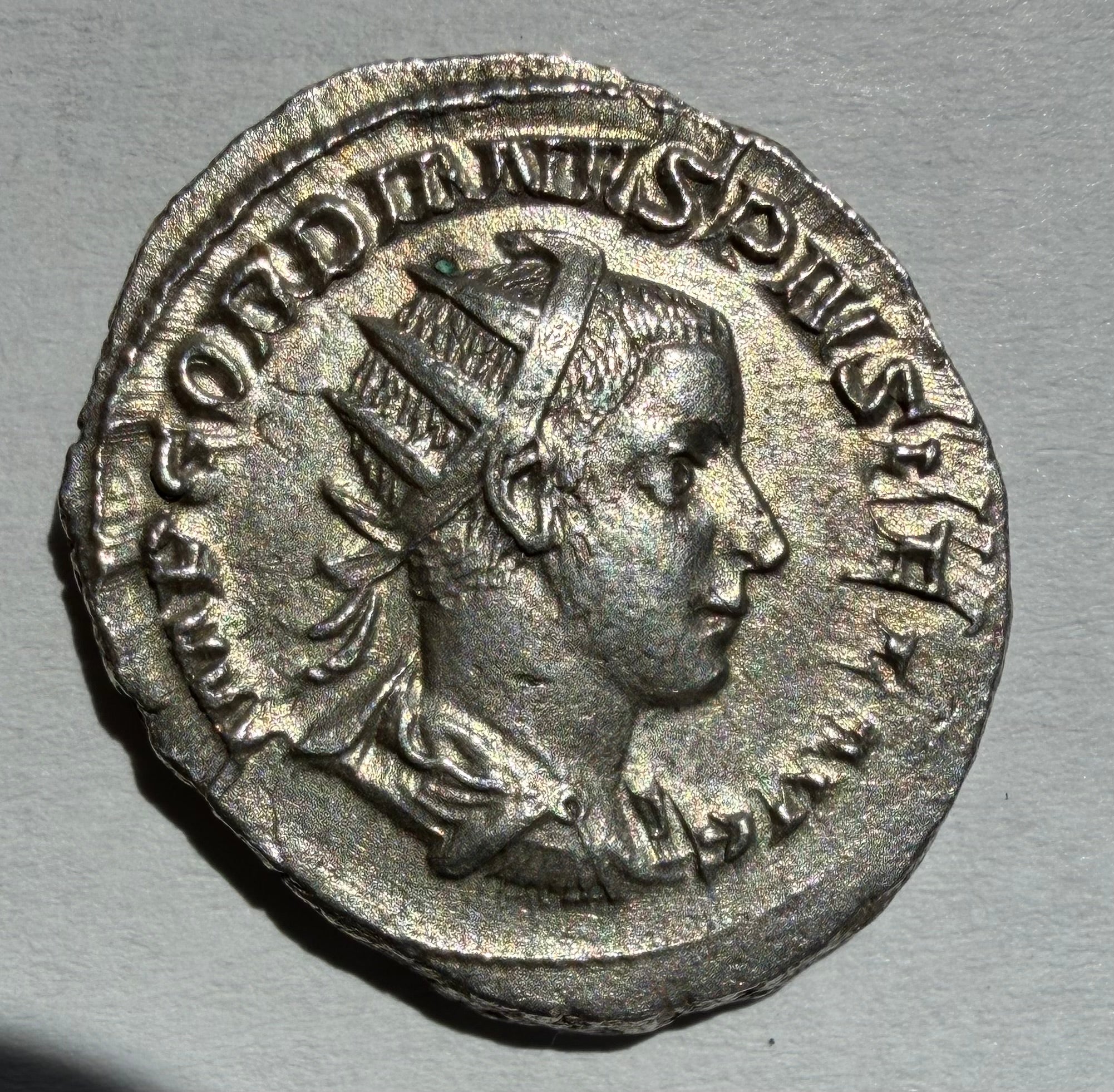 Gordian III AR Antoninianus 241 AD - RIC 92 - High Grade  4.24grams