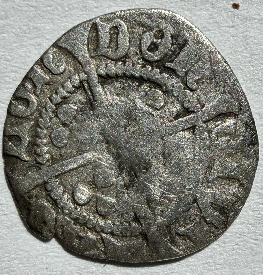 Henry VI (First Reign, 1422–1461) halfpenny, Rosette Mascle S.1870
