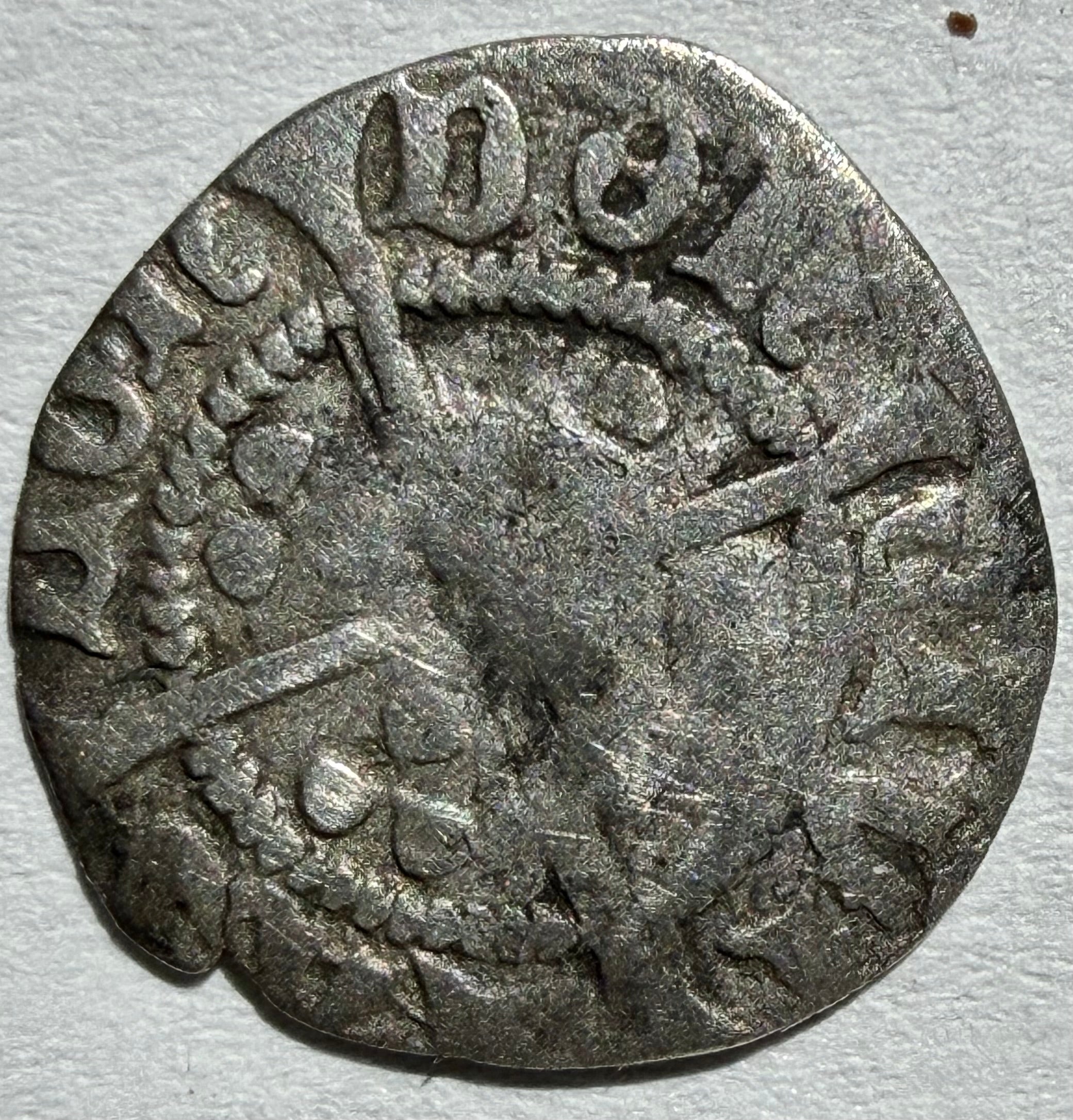 Henry VI (First Reign, 1422–1461) halfpenny, Rosette Mascle S.1870