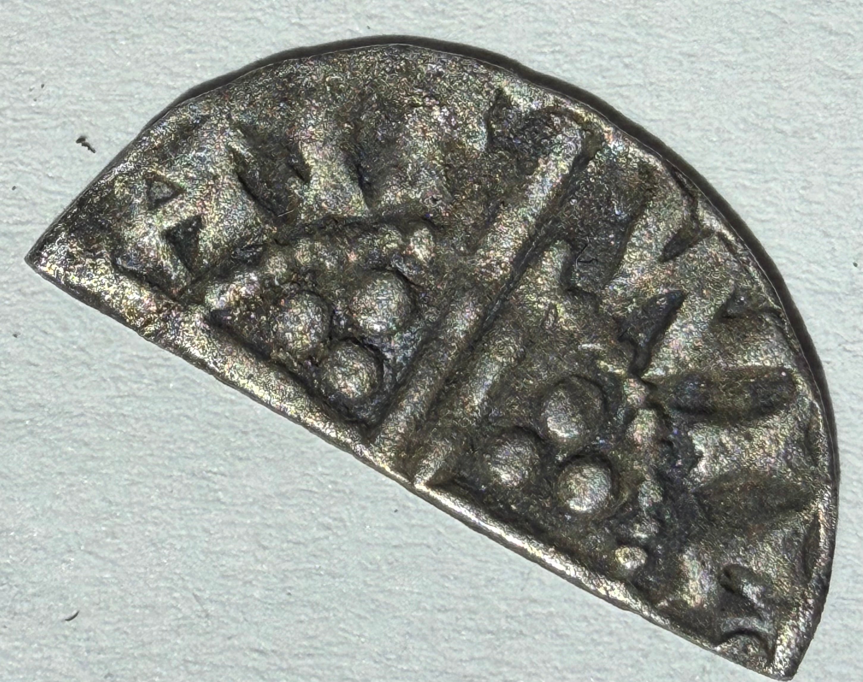 Henry III Voided Long Cross cut Half Penny Class 5g, WIllem on Cant