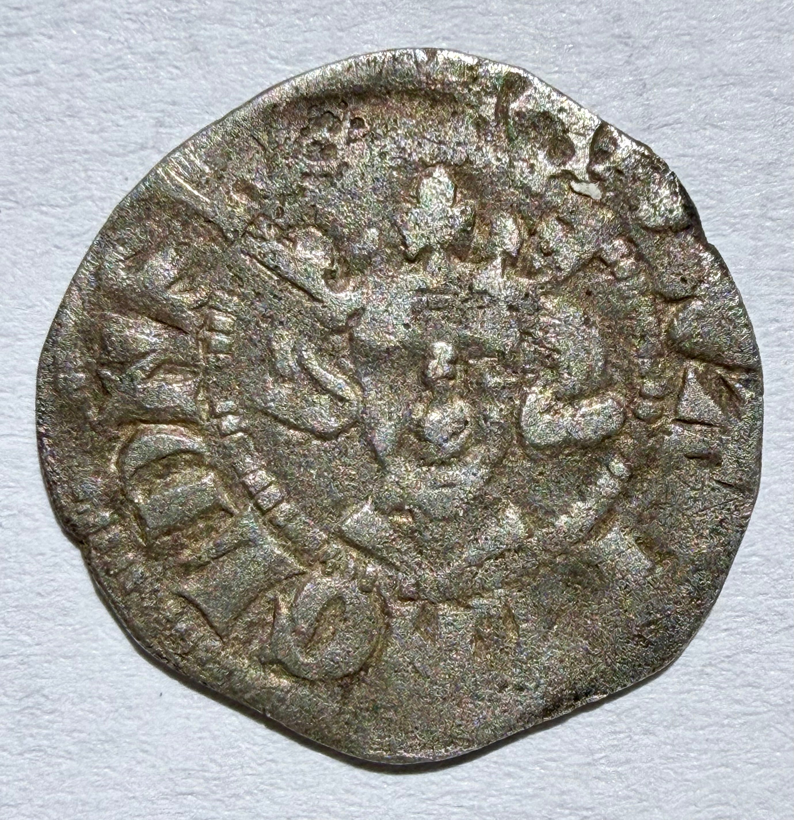 Edward II penny, class 11a Cantor