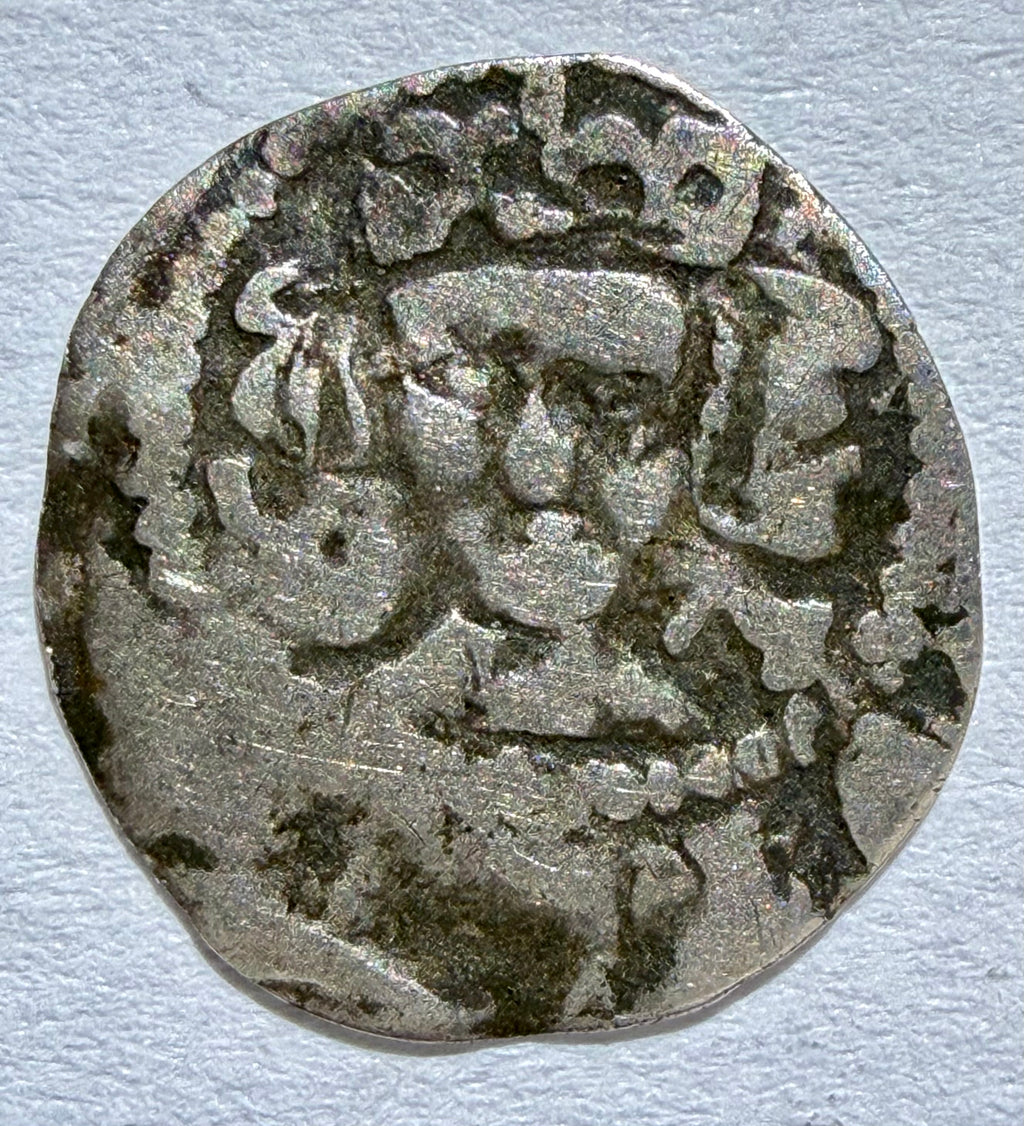 Edward IV hammered penny York 1464-70 Archbishop Neville G and Key