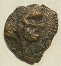 Roman Republic Bronze Semuncia ae20- Mercury right/prow