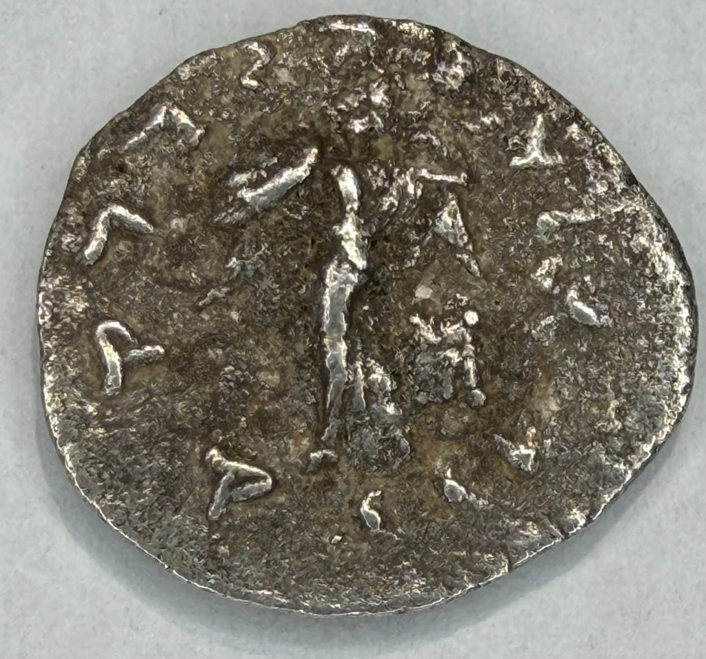 Indo-Greek Menander I Silver Drachm 160-145 BC)Heroic Bust /Athena -Spink ticket