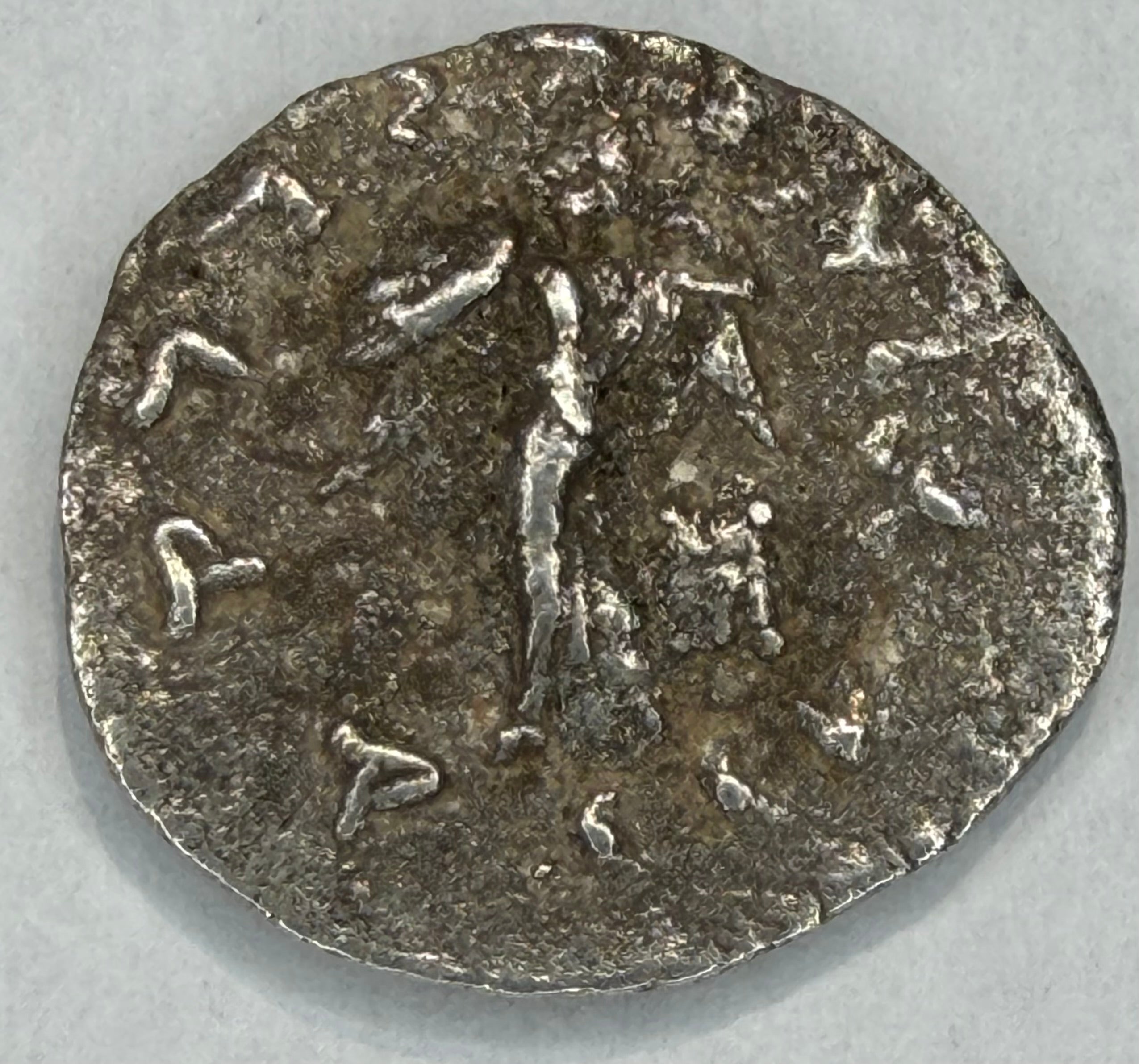 Indo-Greek Menander I Silver Drachm 160-145 BC)Heroic Bust /Athena -Spink ticket