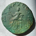 Gordian III Sestertius, Apollo seated, RIC IV-303a, Ex Noonans