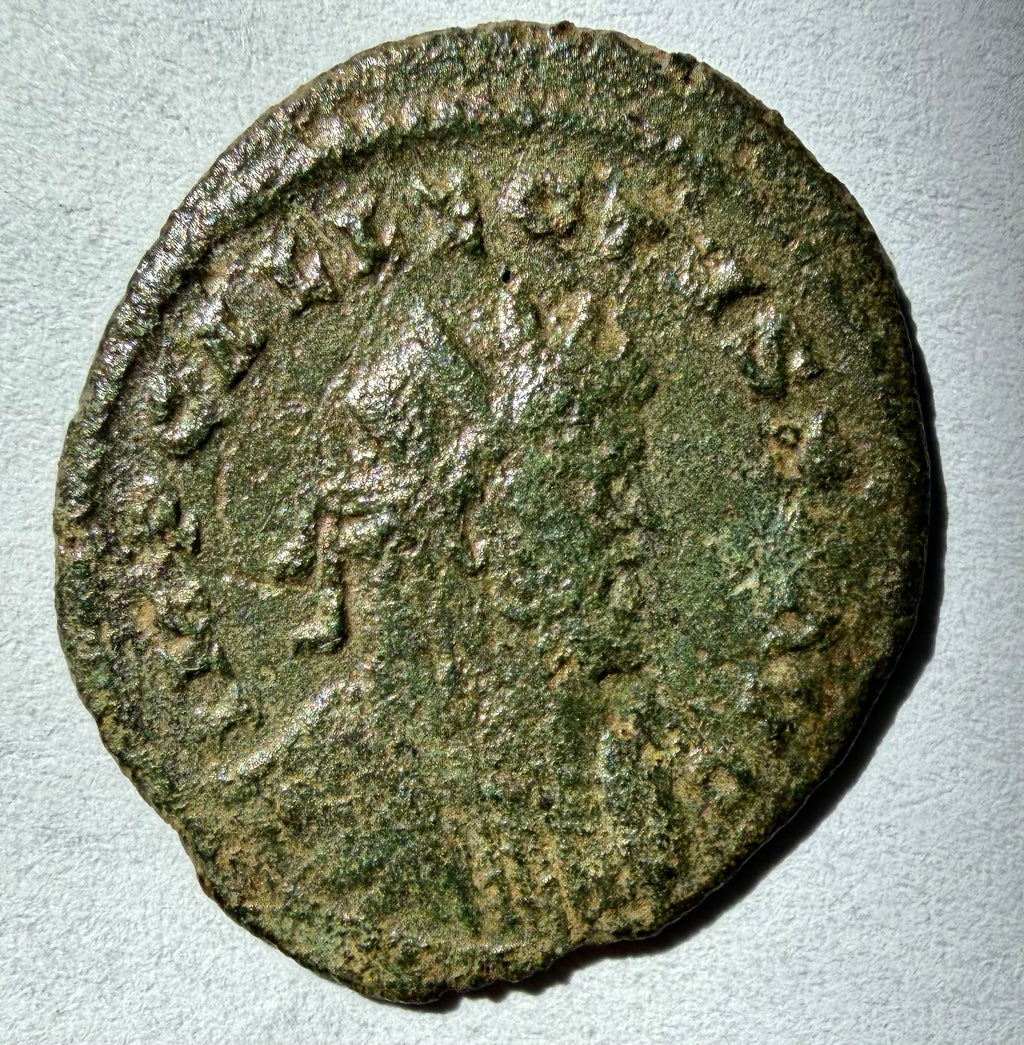 Allectus 293-296 AD, AE Antoninianus, Laetitia