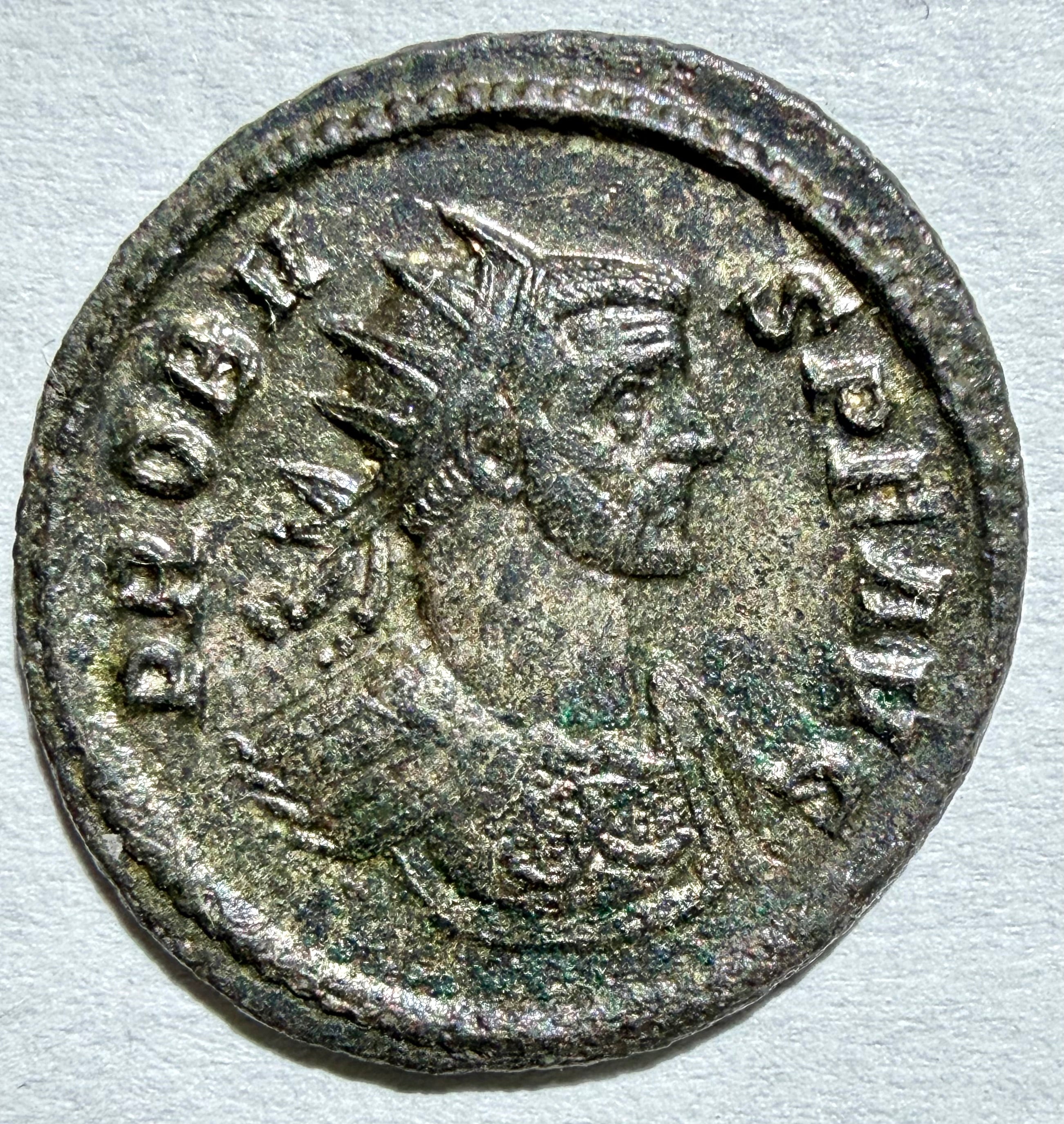 PROBUS Antoninianus 281 AD - FIDES MILITVM - Rome Mint (R⚡E) - superb-Ex Noonans