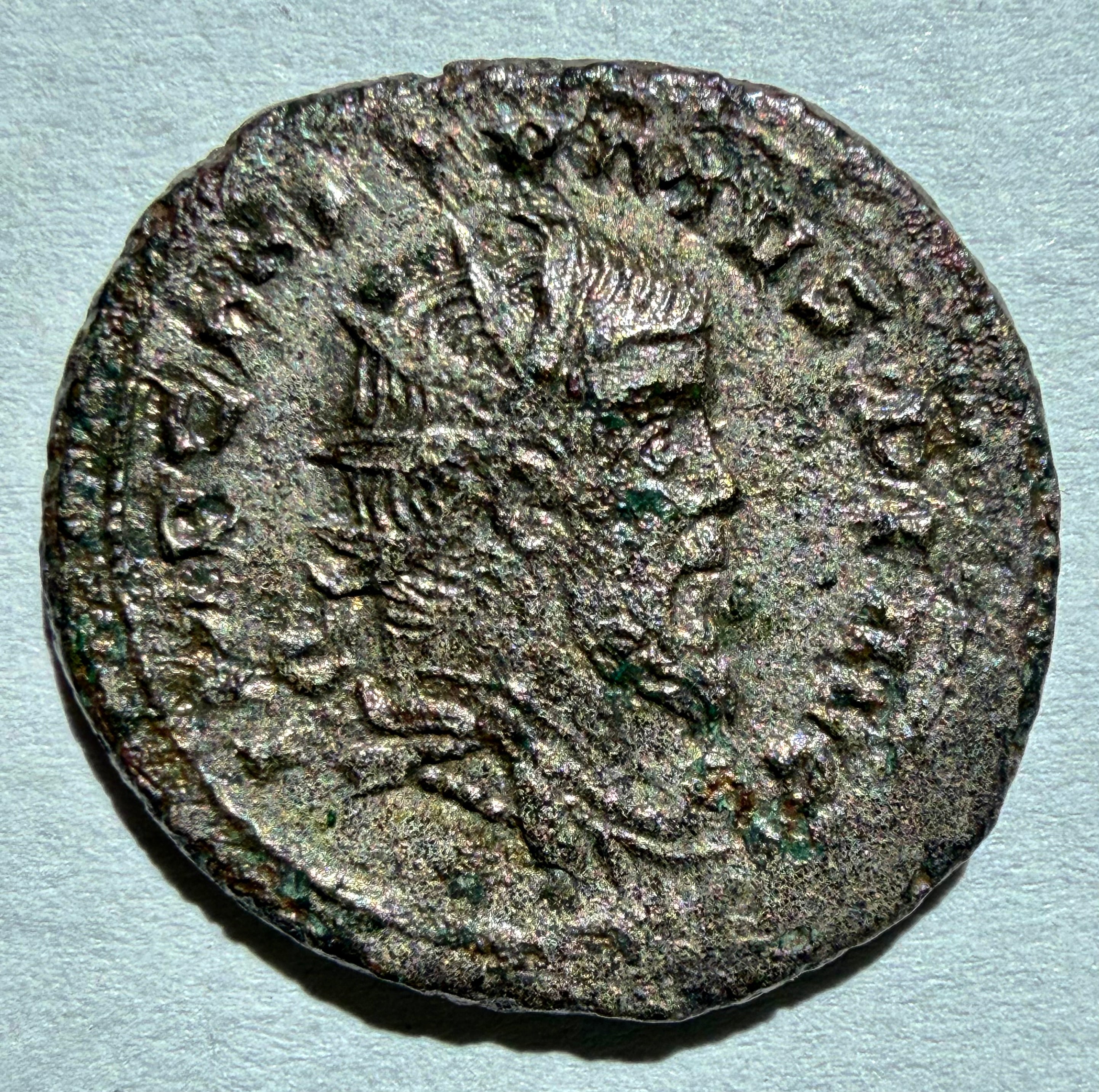 Postumus Roman Antoninianus - FIDES MILITVM - 260-261 AD -EX Noonans