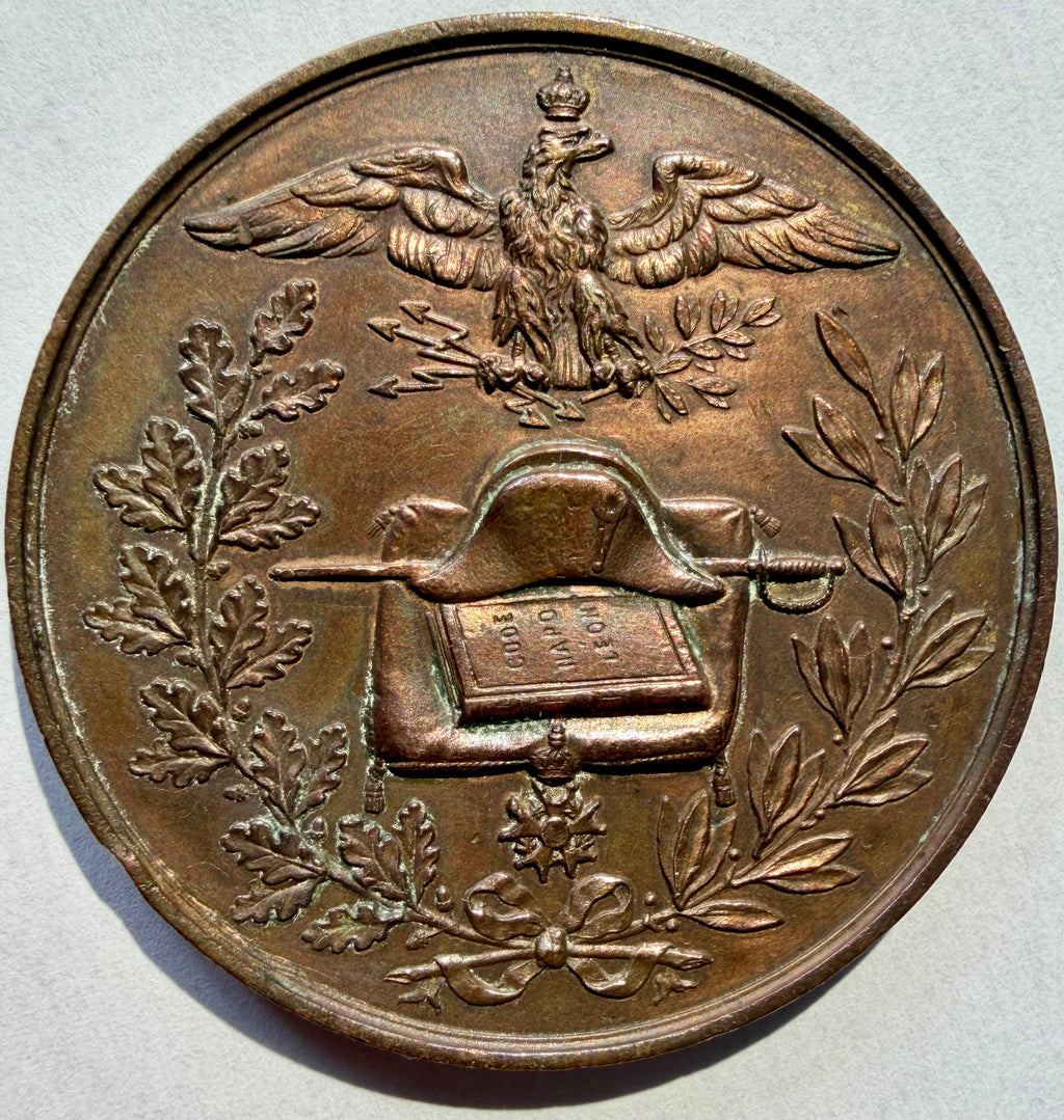 Napoleon I Centenary Medal 1769-1869 Bronze 50mm French Second Empire