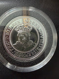 The Millionaires Collection Henry VIII Testoon Silver Proof restrike 14 grams