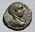 Caracalla as Caesar, 196 - 198 AD, Silver Denarius with Spes-EX Noonans