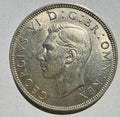 1945 Silver Half Crown - George VI - Excellent lustrous coin