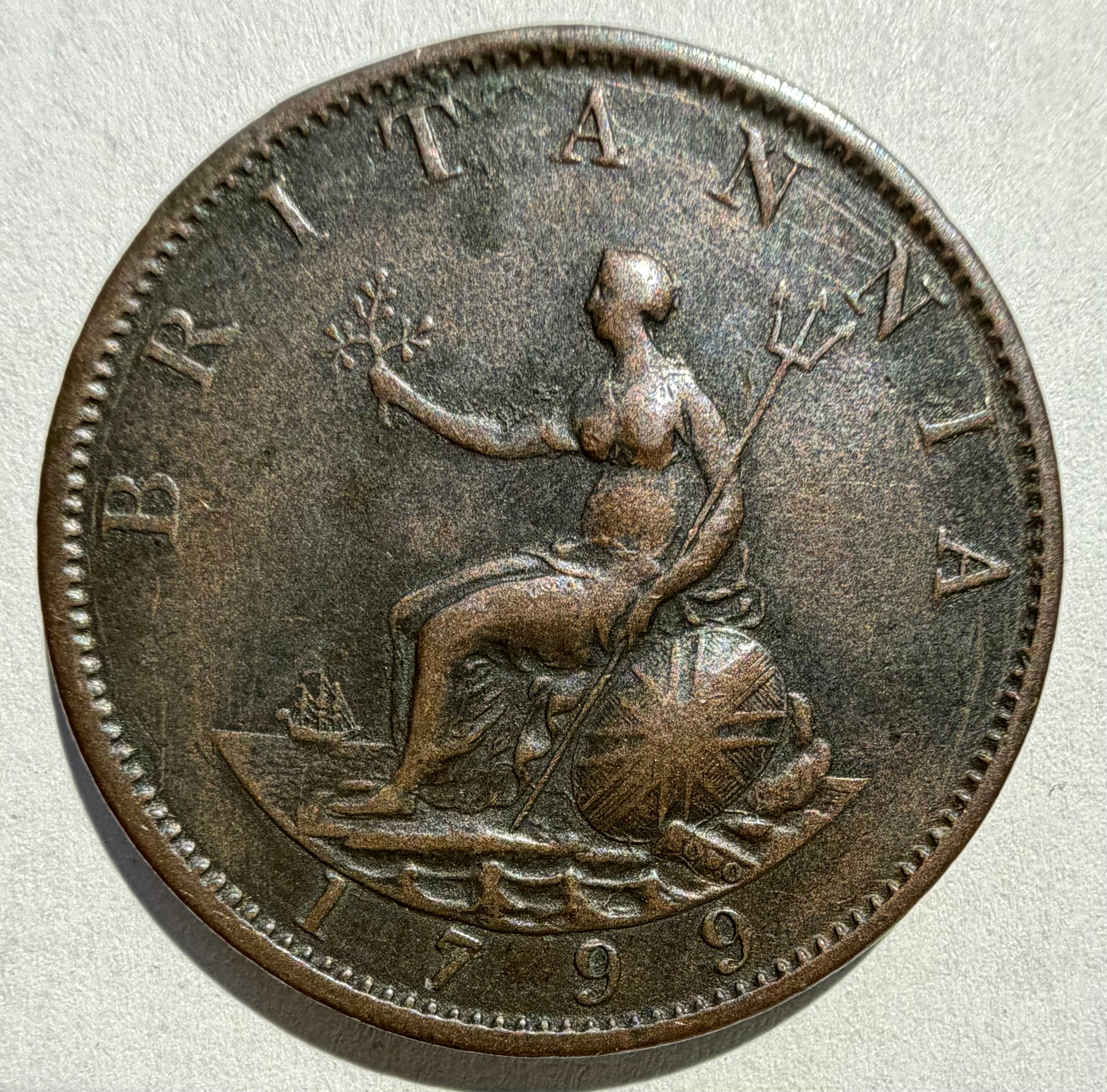 1799 halfpenny