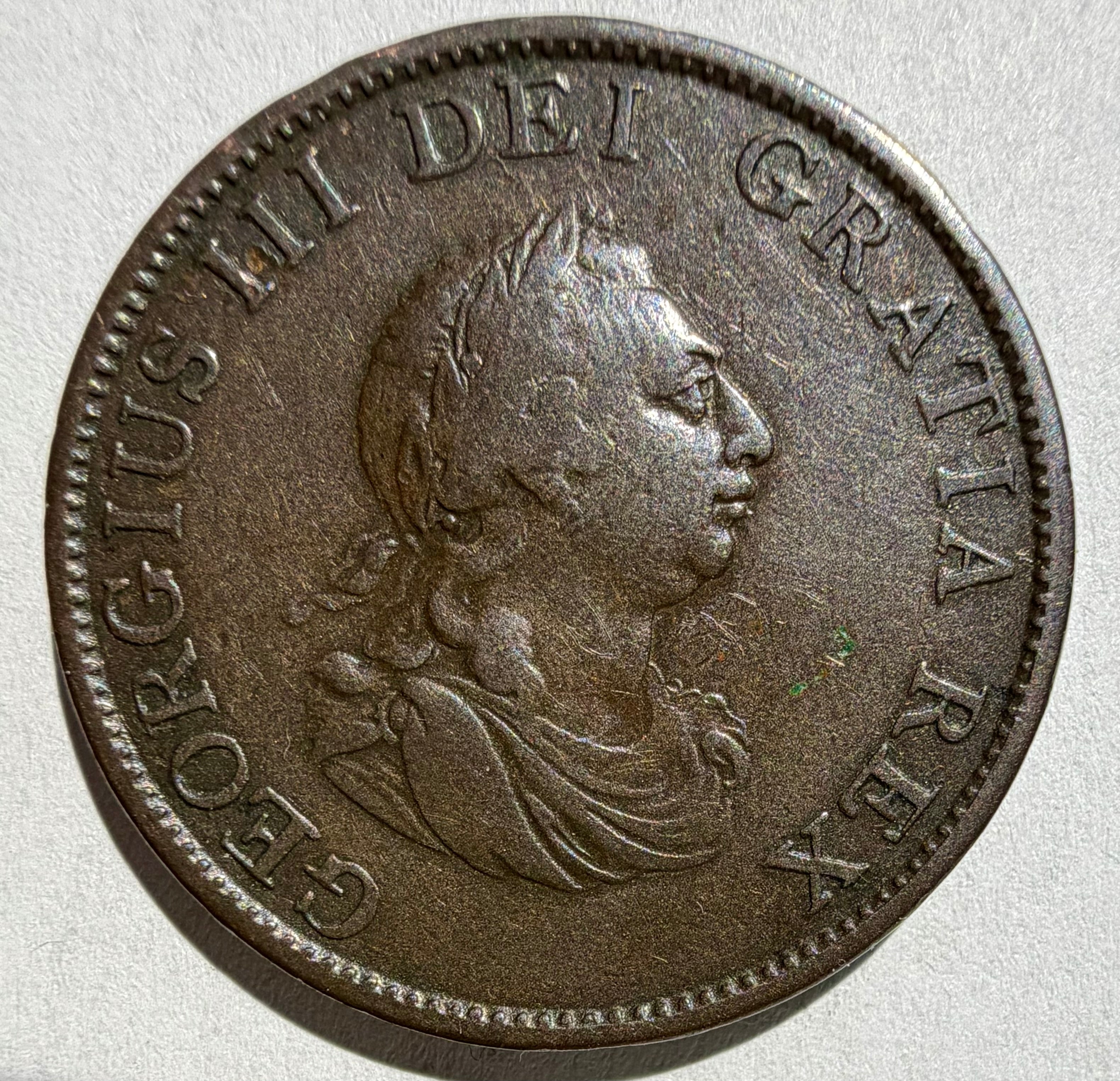 1799 halfpenny 9 ports