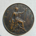 Edward VII farthing 1909-high grade