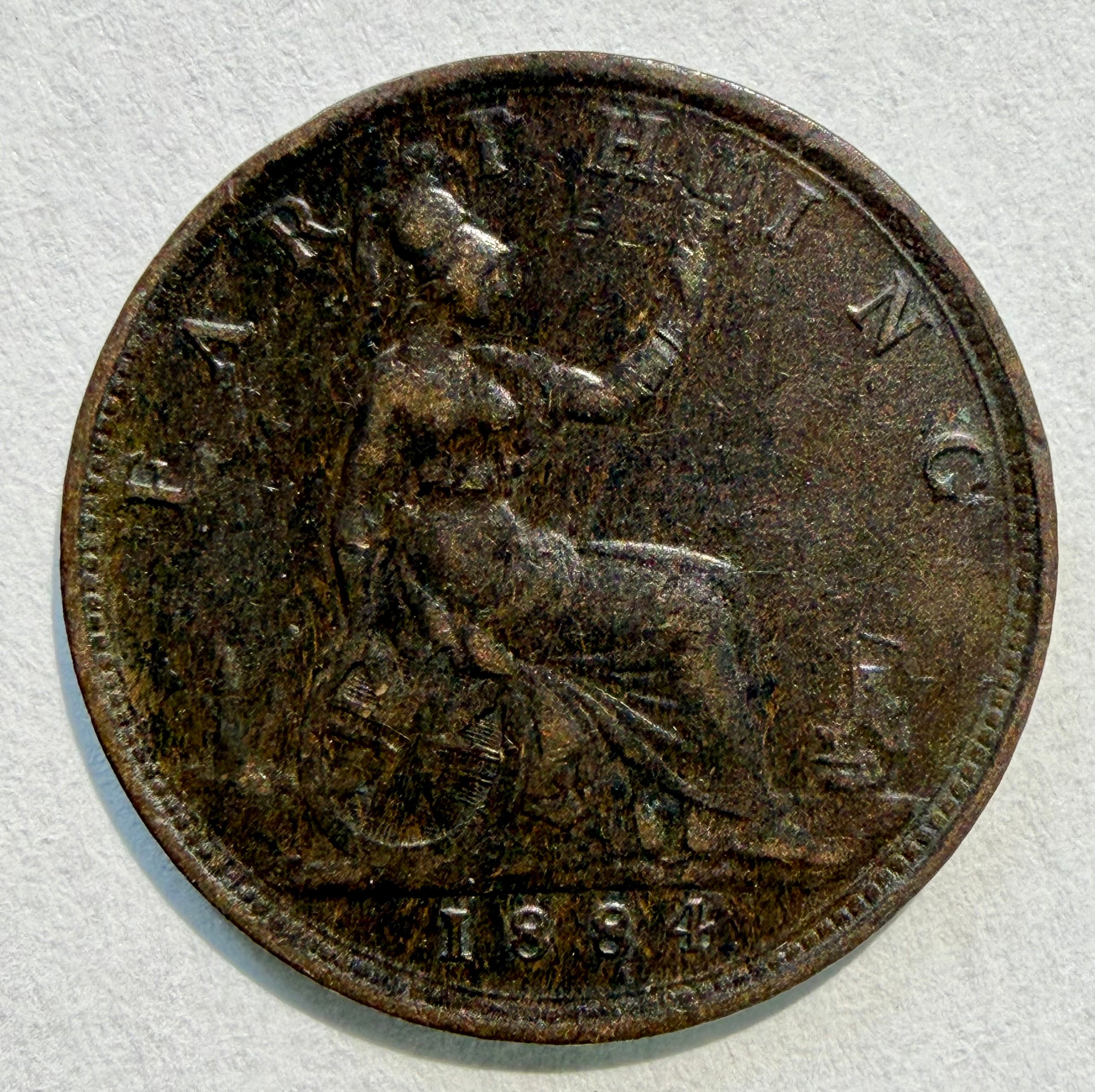 1884 farthing