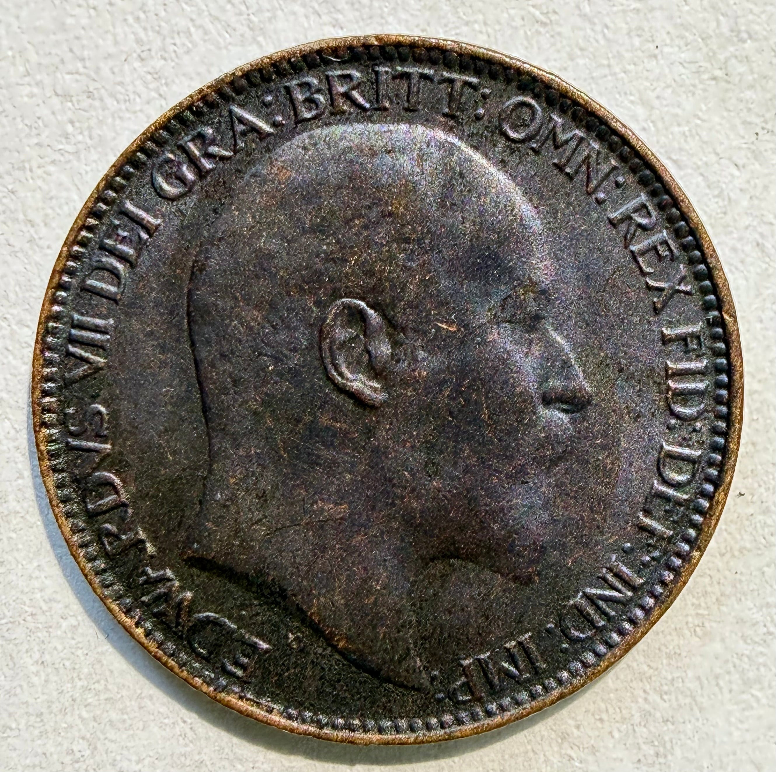 1909 farthing-high grade