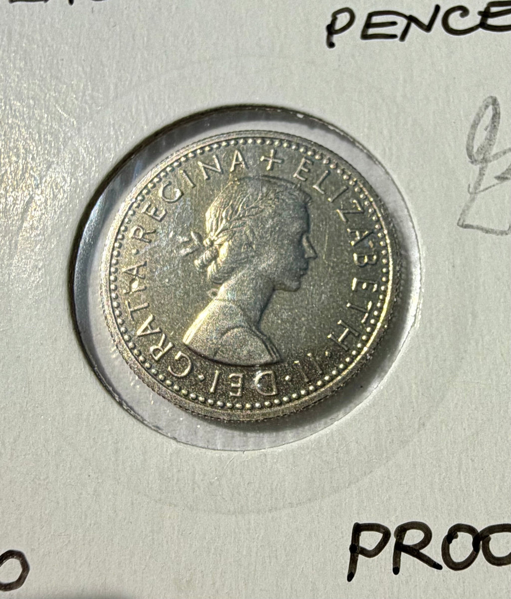 1970 Proof Sixpence
