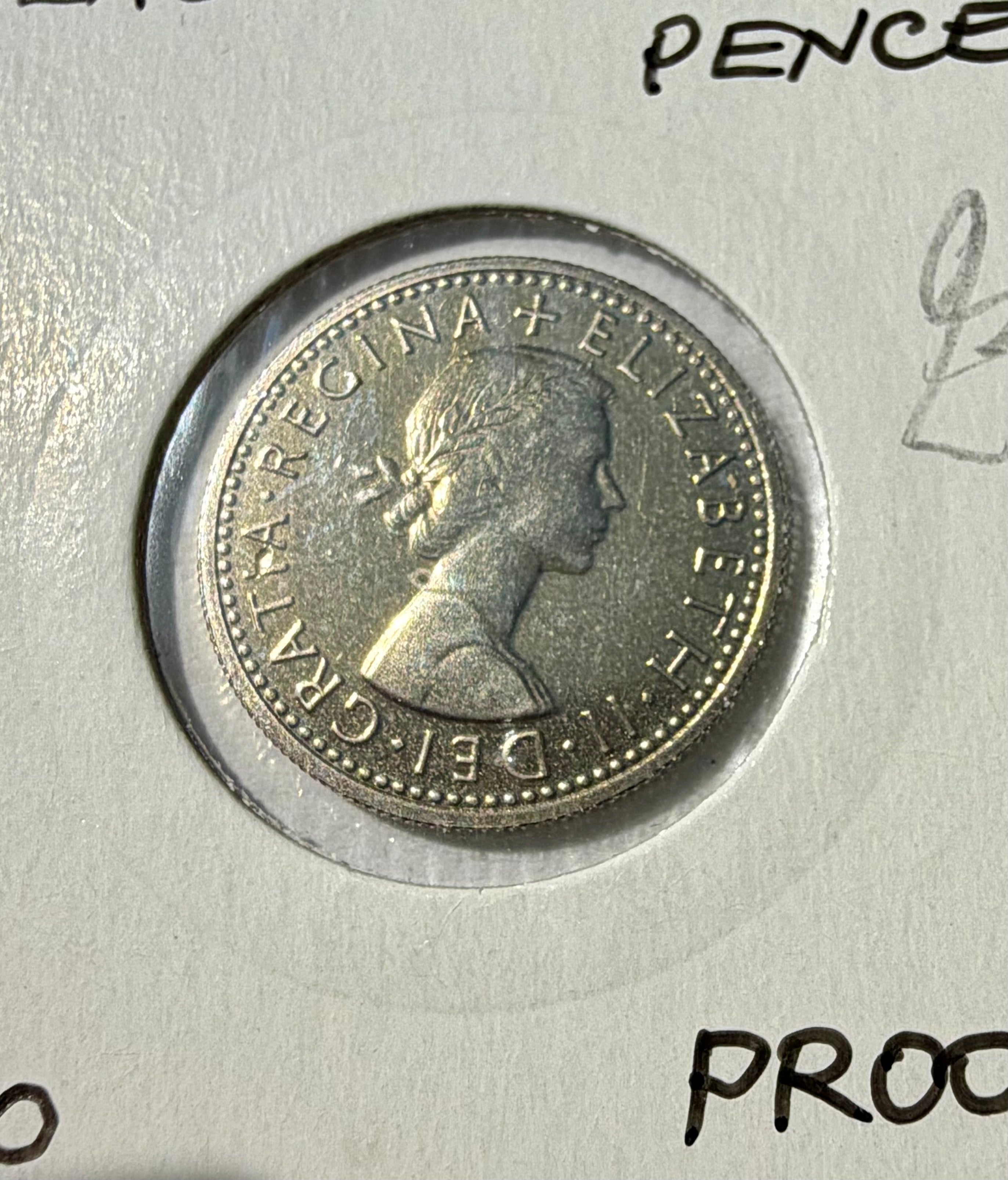 1970 Proof Sixpence
