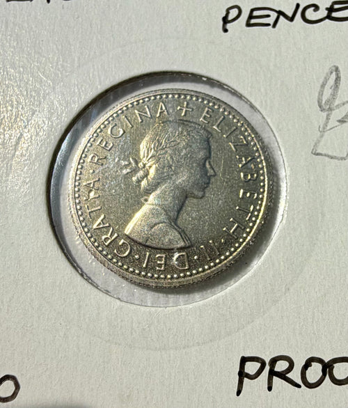 1970 Proof Sixpence