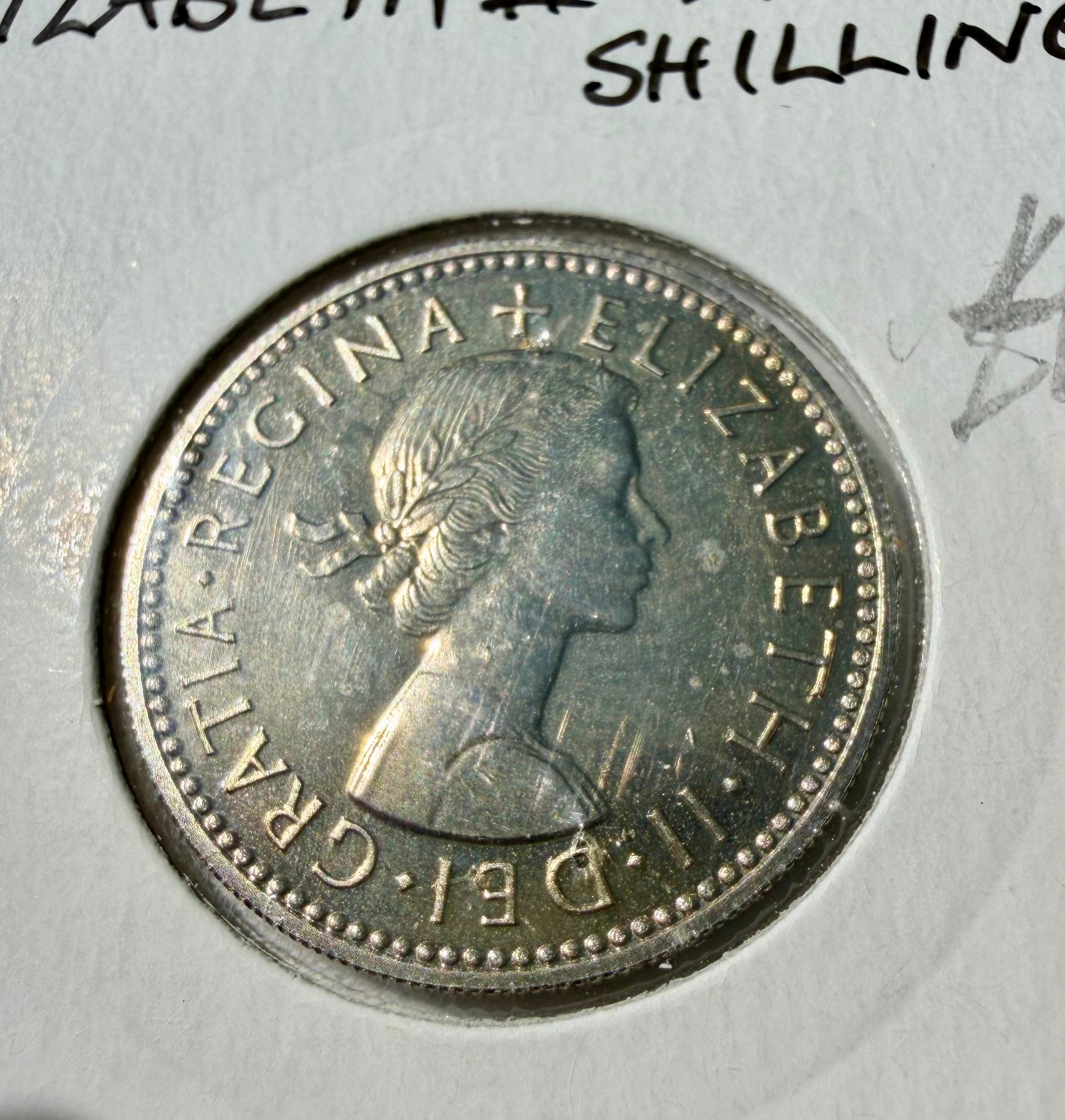 1970 Proof English Shilling