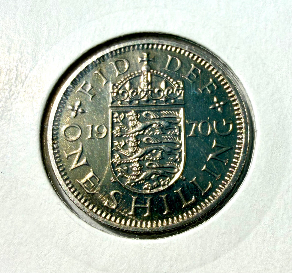 1970 Proof English Shilling