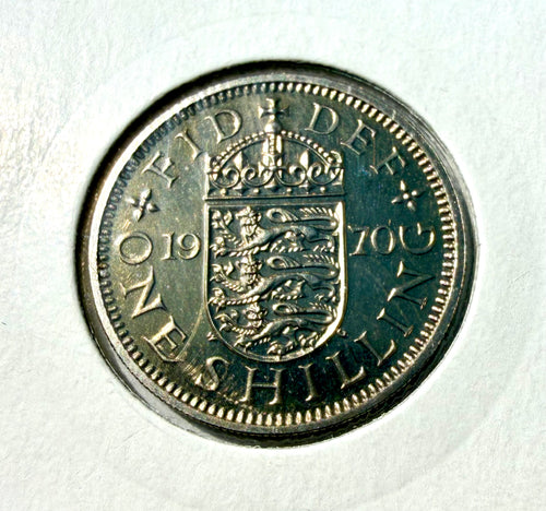 1970 Proof English Shilling