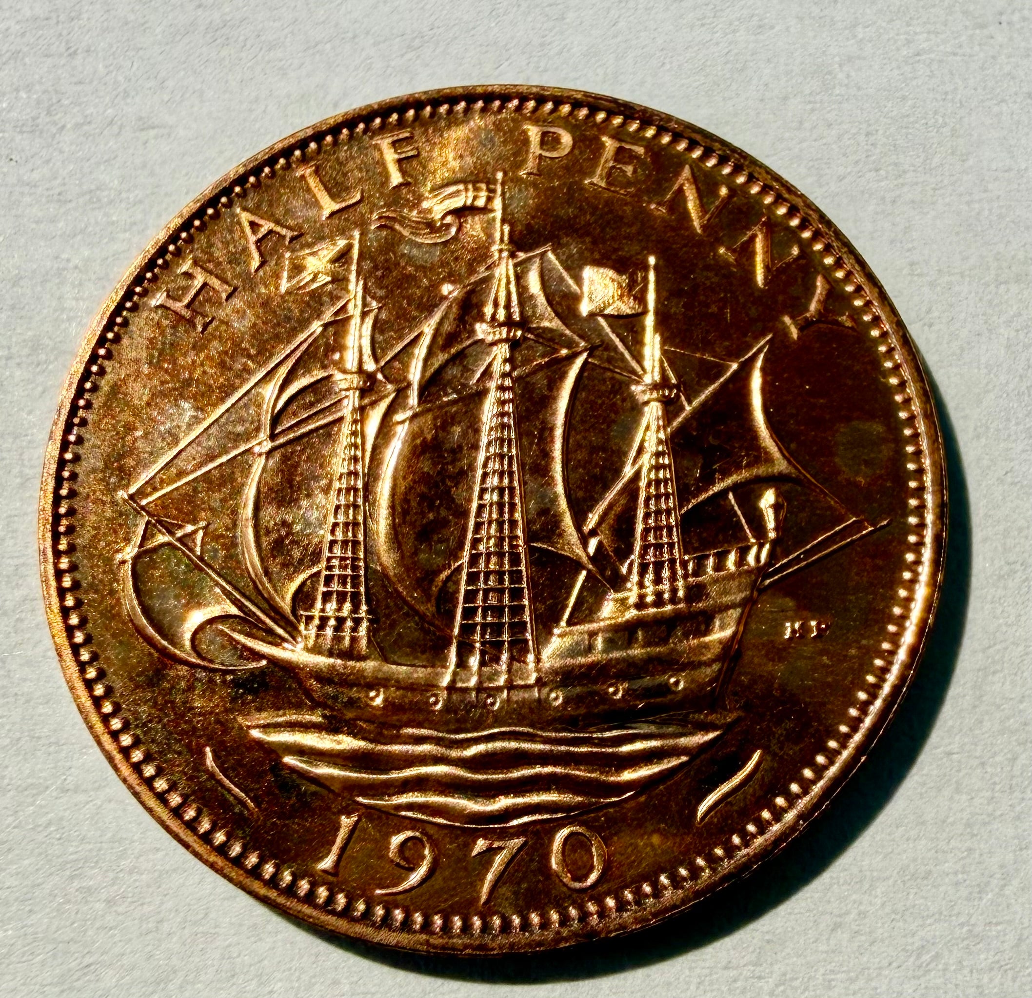 1970 Proof Halfpenny