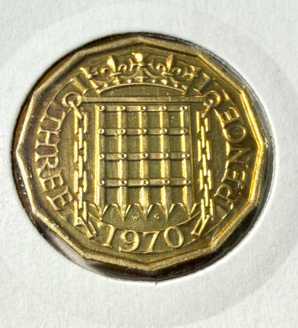 1970 Proof Threepence