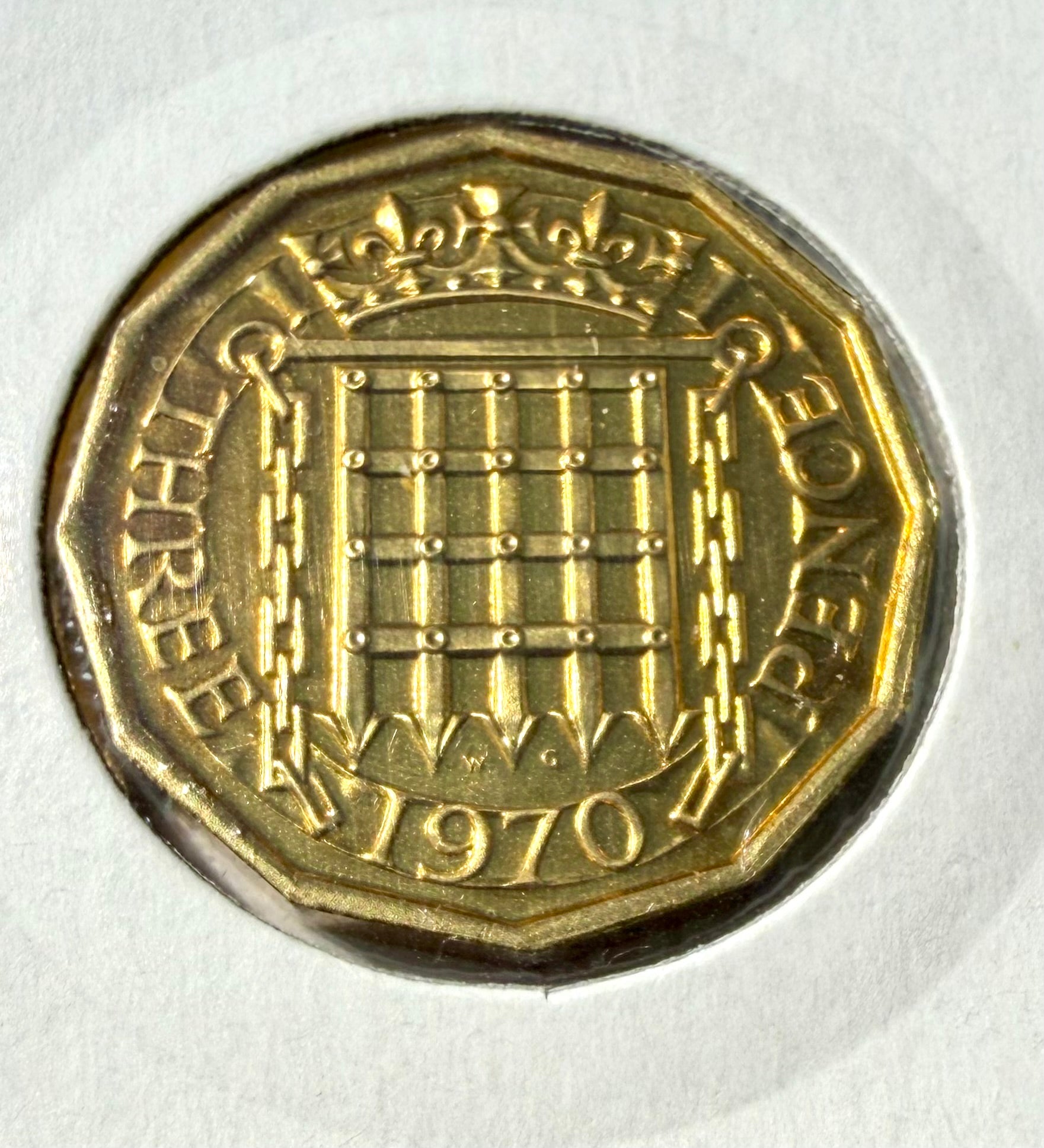 1970 Proof Threepence