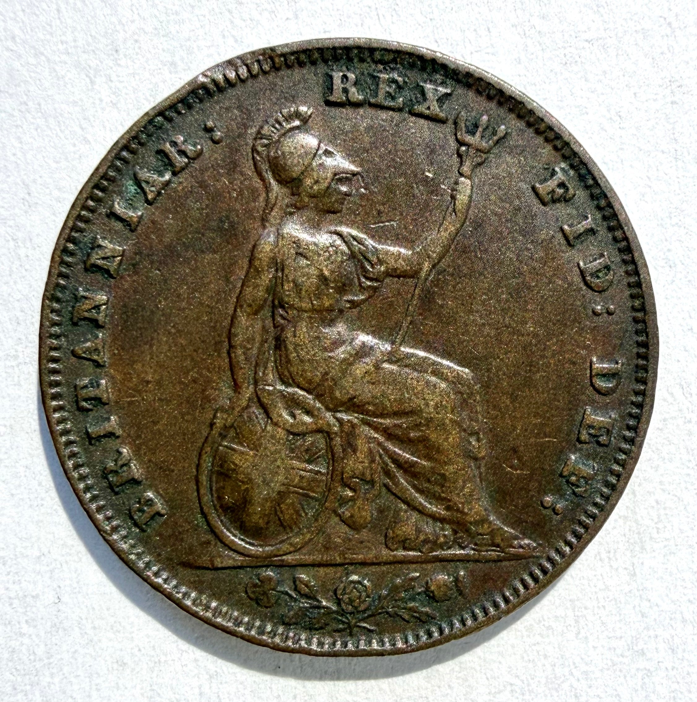 William III farthing 1836