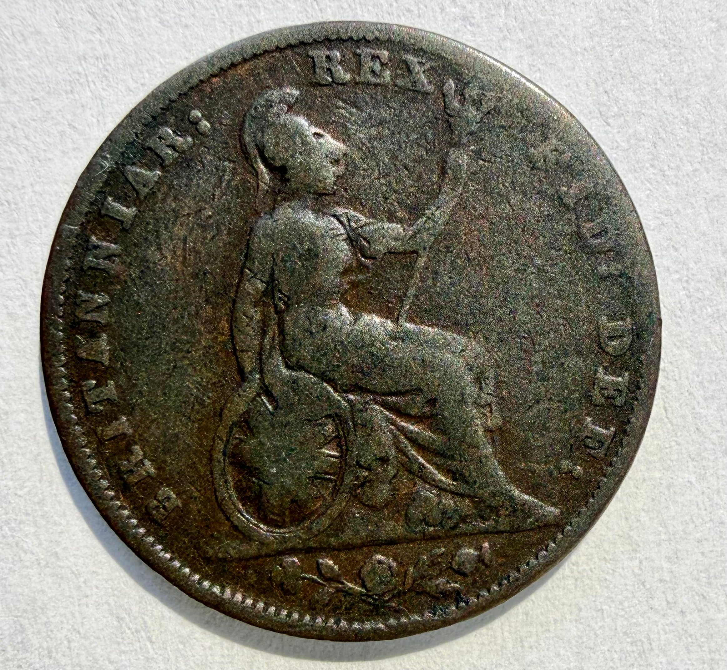 William III farthing 1834