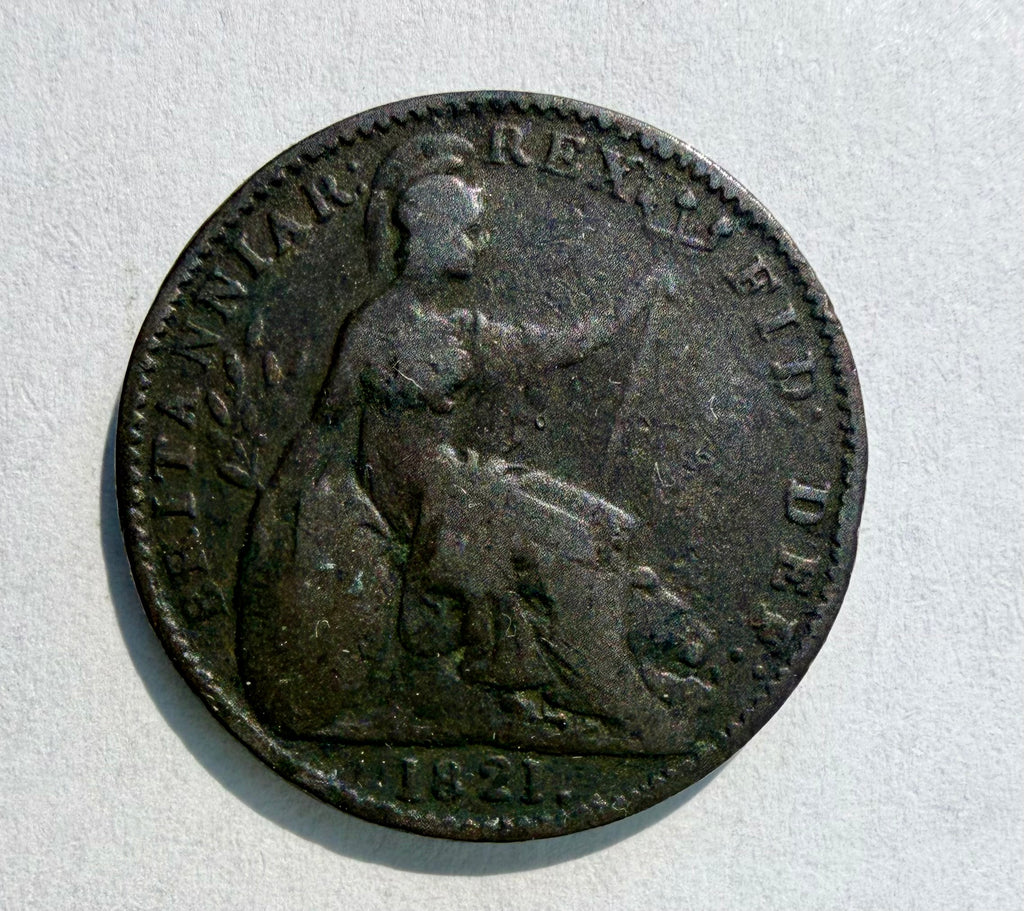 George III farthing 1821