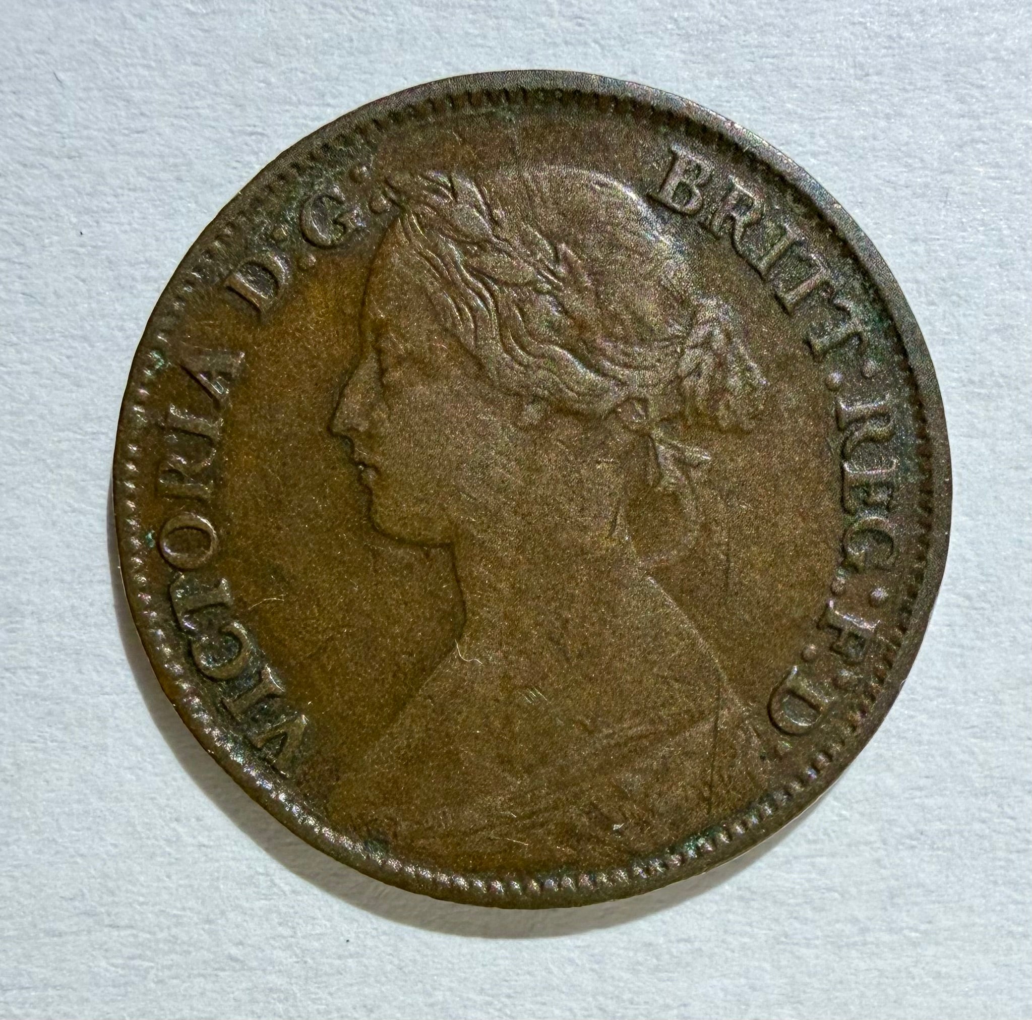 Victoria  farthing 1861